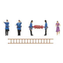 Faller HO 151639 figurst Brandmnd, Epoke III