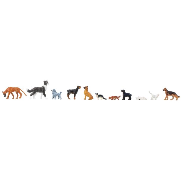 Faller HO 151902 figursæt Hunde og katte