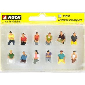 Noch HO 15250 figurs�t Siddende passagerer