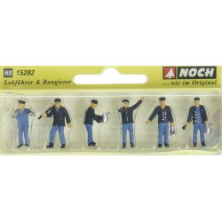Noch HO 15282 figur st Lokomotivfrere og rangering  Epoke III