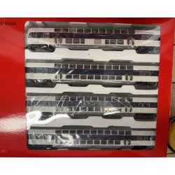 Hobbytrade 73001 DSB dobbeld�kker 4 vogns�t med styrvogn til AC drift med lys i vognene