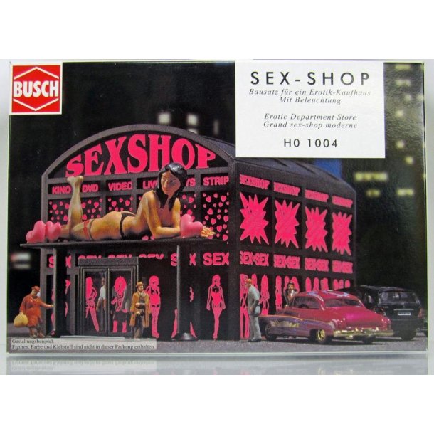 Busch HO 1004 sex-shop med belysning