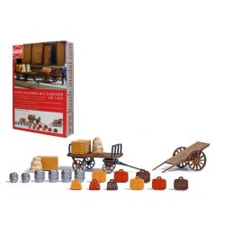 Busch HO 1625 to pakkevogne med tilbehr