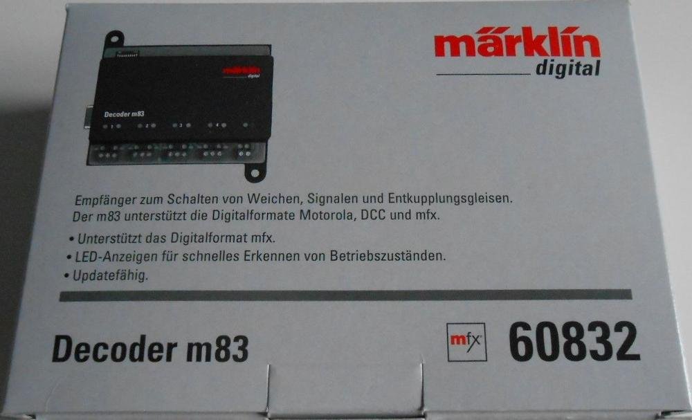 Märklin 60832 Decoder m83 - Spor HO digital togstyring - Tim