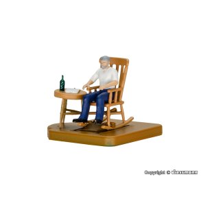 Viessmann HO 1560 Mand i gyngestol, bev�ger sig