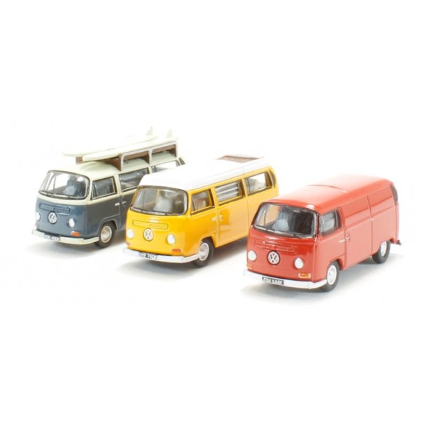 Oxford 76set35a Scala 1:76  med 3 VW kasse/buser