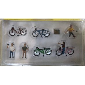 Noch HO 15896 figurs�t cykellister med cykel. Nyhed 2026