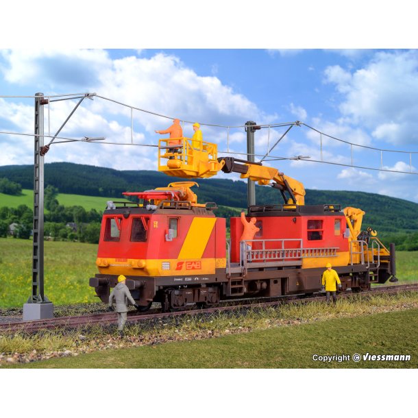 Kibri HO 16080 PLASSER &amp; THEURER motortrn type MTW 100.083/1 ingen motor