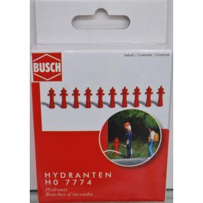 Busch HO 7774 brandhaner 10 styk