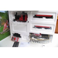 LGB 90493 spor G startst med damplok E413