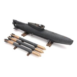 Artitec HO 387.12 ubd med 3 torpedoer. Frdig model