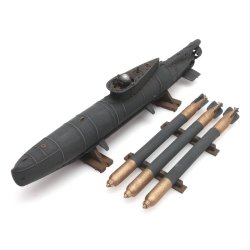 Artitec HO 387.12 ubd med 3 torpedoer. Frdig model