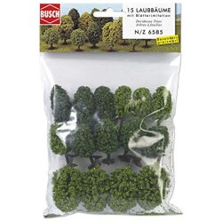 Busch 6585 spor N/Z l�vf�ldende tr�er 15 stk. 40-60 mm. H�j