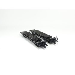 Roco HO 76194 DB fladvogne s�t med skinner