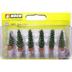 Noch HO 14021 thuja 6 stk. 27 mm. Hj
