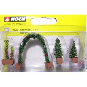 Noch HO 14022 planter 4 stk.