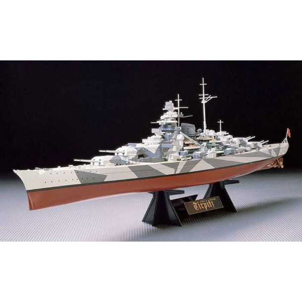 Tamiya 78015 German Battleship Tirpitz Lngde 71,7