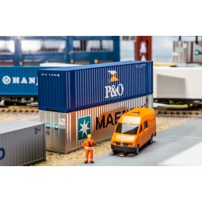 Faller HO 180843 Container 40' P&O 140 x 28 x 33 mm.