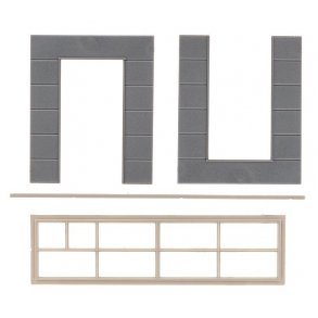 Faller HO 180883 ‎   2 vgelementer med hjt vindue, Goldbeck‎