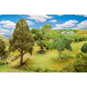 Faller HO/TT 181170  PREMIUM tr�er, assorterede 3 stk. 70 - 135 mm.