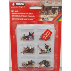 Noch HO 18402 Mega-besparelse figur st med 60 stk. Sidende figurer uden bnke