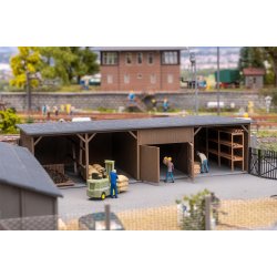 Faller HO 191842 Kaserner med kulskur 150 x 72 x 52 mm, 188 x 92 x 44 mm