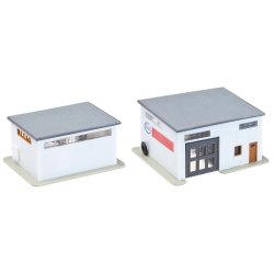 Faller HO 191843 Tankstation med bilvask 100 x 95 x 49 mm, 85 x 65 x 39 mm, 84 x 45 x 50 mm