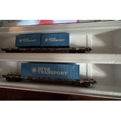 ACME HO 45112 DSB containervogns�t DFDS med 2 vogne typ Sgns