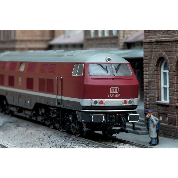 MHI Model. M�rklin 39320 DB diesellok BR 320 001 K�mpen af Allg�u-jernbanen. Med MFX+ og diesellyd