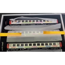 L.s Models HO 48 099 SJ personvogns�t Sn�llt�get Berlin - Stockholm med 4 vogne