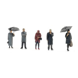 Artitec HO 5870003 figur s�t Passagerer i regnvejr