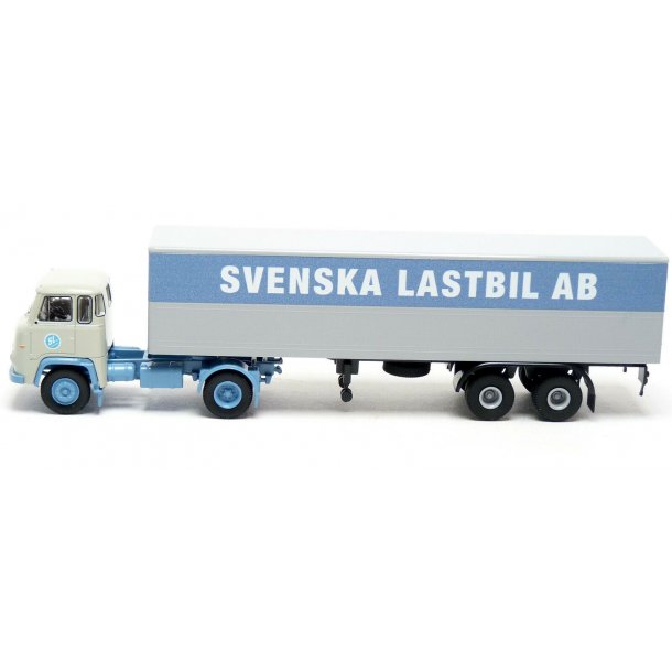 Brekina HO 85166 Scania LB 76 med trailer Svenska Lastbil AB. 