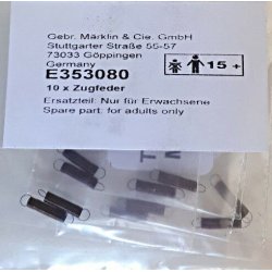 Mrklin E353080 spndings fjeder 10 stk. Til alle M-sporskifter, 11 mm 2/18