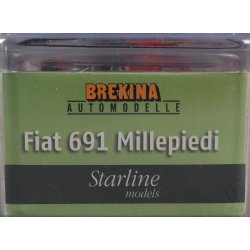 Brekina/Starline HO 58530 Fiat 691 Millepiedi lastbil med anhnger rd