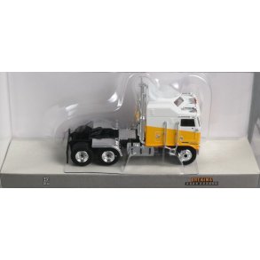 Brekina HO 85732 Kenworth K 100 Aerodyne gul-hvid 1976. Nyhed 2022 