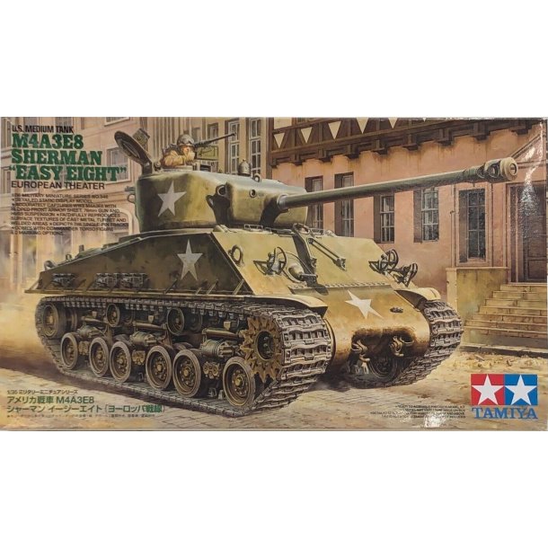 Tamiya 35346 US Tank M4A3E8 Sherman Easy Eight byggest Skala 1:35