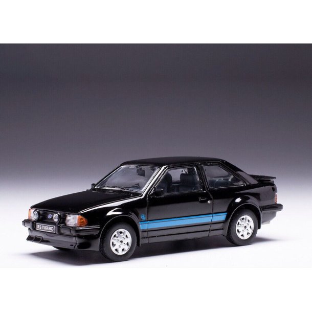 IXO CLC419N Ford Escort MK III RS Turbo sort rgang 1984 skala 1:43