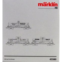 M�rklin 45580 USA tankvogns s�t 6000 gal
