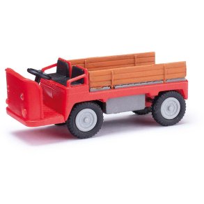 Busch HO 210010022 MH: E-cart Balkancar/sidev�gge r�d