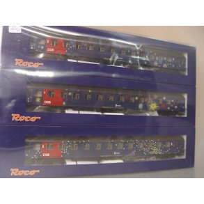 Roco HO 64034 DSB Liggevogns s�t