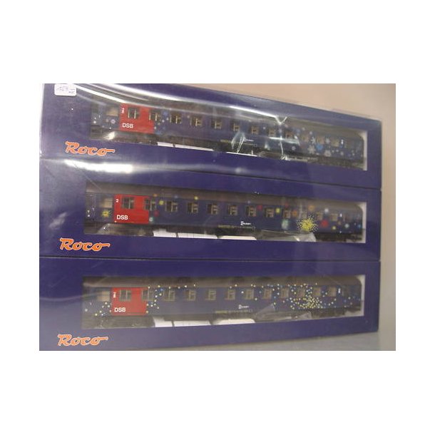 Roco HO 64034 DSB Liggevogns s�t