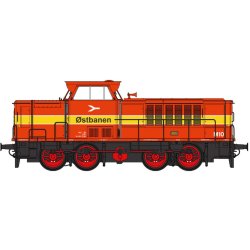 Heljan 21502 MAK 650D diesellokomotiv M 10 fra stbanen. Digital til AC