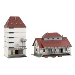 Faller 222223 spor N Kooperativt lager 150 x 110 x 100 mm, 110 x 80 x 167 mm.