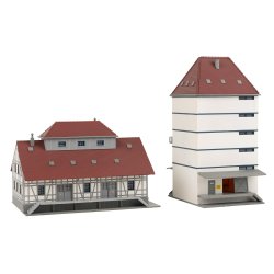 Faller 222223 spor N Kooperativt lager 150 x 110 x 100 mm, 110 x 80 x 167 mm.