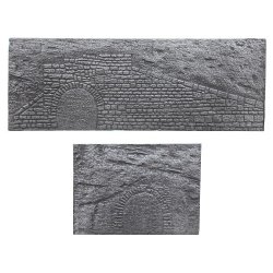 Faller 222596 spor N Viadukt st Landwasser. Dimensioner: D: 193 mm. Overfartshjde: 57 mm