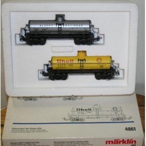Marklin 4861 USA tankvogn s�t Alaska