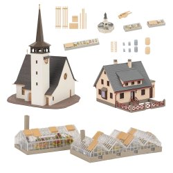 Faller 239010 spor N Action Set Village