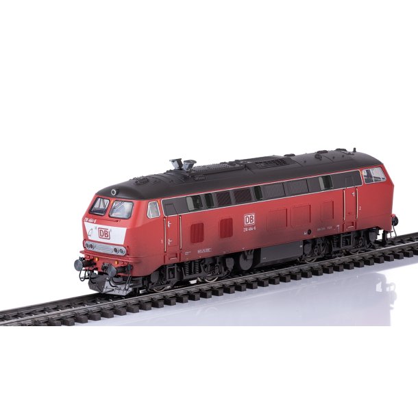 MHI model med 5 �rs garanti M�rklin 39217 DB AG diesellok BR 218 med MFX+ diesellyd. Nyhed 2025/2026