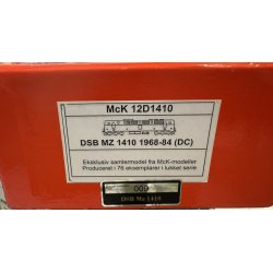 McK 12d1410 DSB diesellok MZ 1410 til analog j�vnstr�m