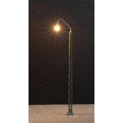 Faller 272124 spor N LED gittermastbuelys, kold hvid, 3 stk. Hjde 117 mm.